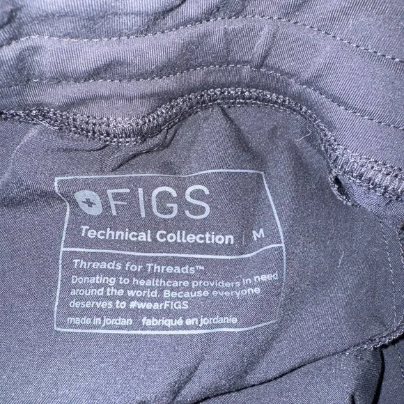 Figs Grey Joggers Size Medium - Picture 2 of 4
